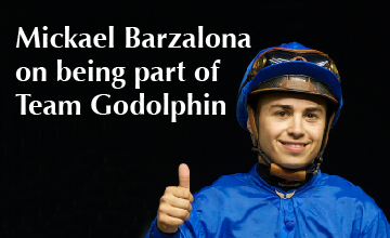 Mickael Barzalona on being part of Team Godolphin